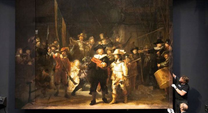 "La ronda de noche”, de Rembrandt