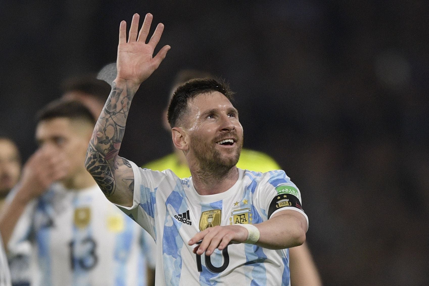 Messi se dio un paseo por el teatro antes de jugar contra Ecuador