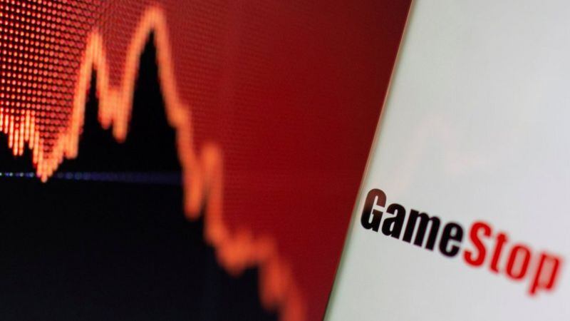 Muchas personas perdieron dinero tras la subida y posterior bajada del valor de las acciones de GameStop.