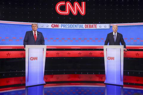 Joe Biden y el Partido Demócrata acusan a Donald Trump de mentir durante el debate