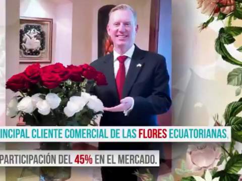 Flores ecuatorianas ingresarán con cero arancel a Estados Unidos desde este 1 de noviembre, anuncia Lenín Moreno