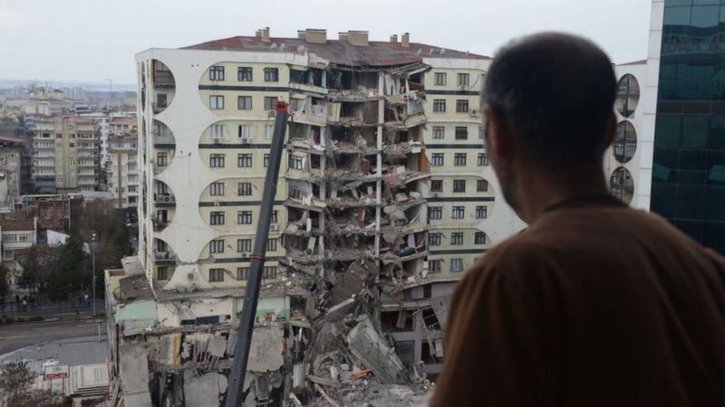 GETTY IMAGES El terremoto de este lunes es uno de los más potentes en la historia de Turquía.