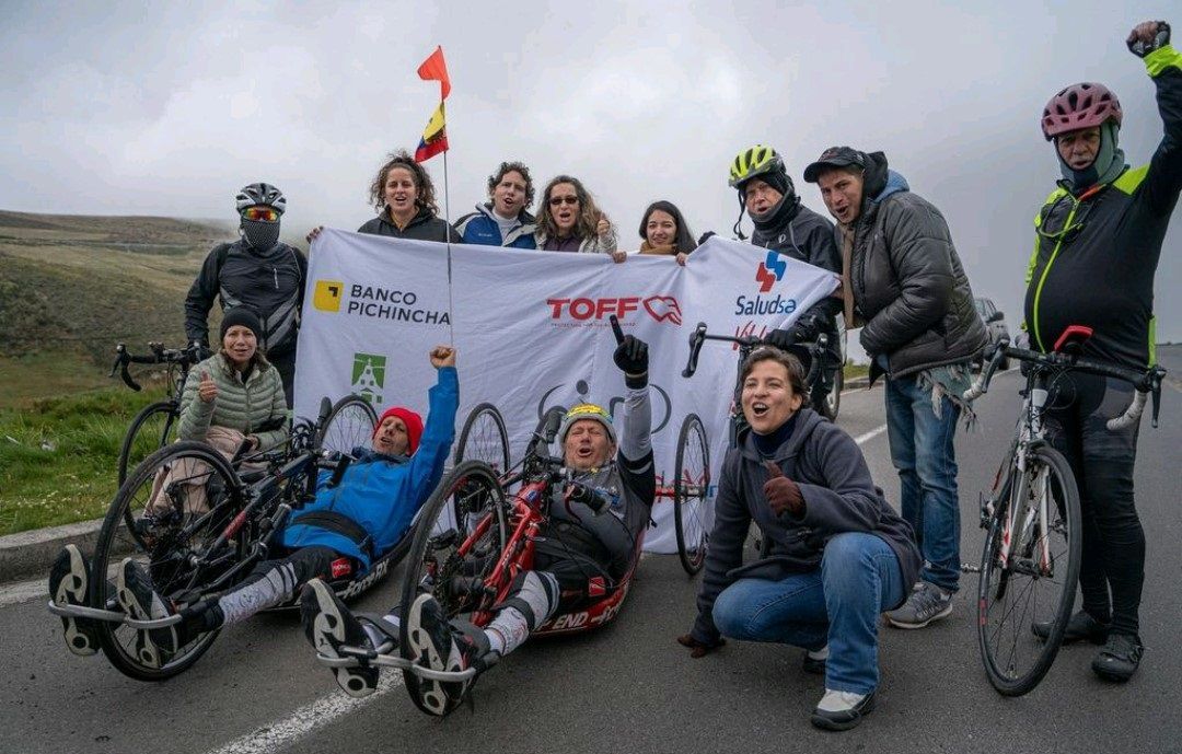 Ecuatorianos afectados por lesiones medulares lideran Bicibilizando, proyecto que muestra la realidad de las personas con discapacidad