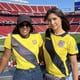 Dayanna Monroy y Hellen Quiñónez en el partido de Ecuador vs. Venezuela: “No ganamos, pero nos divertimos mucho, la próxima será”