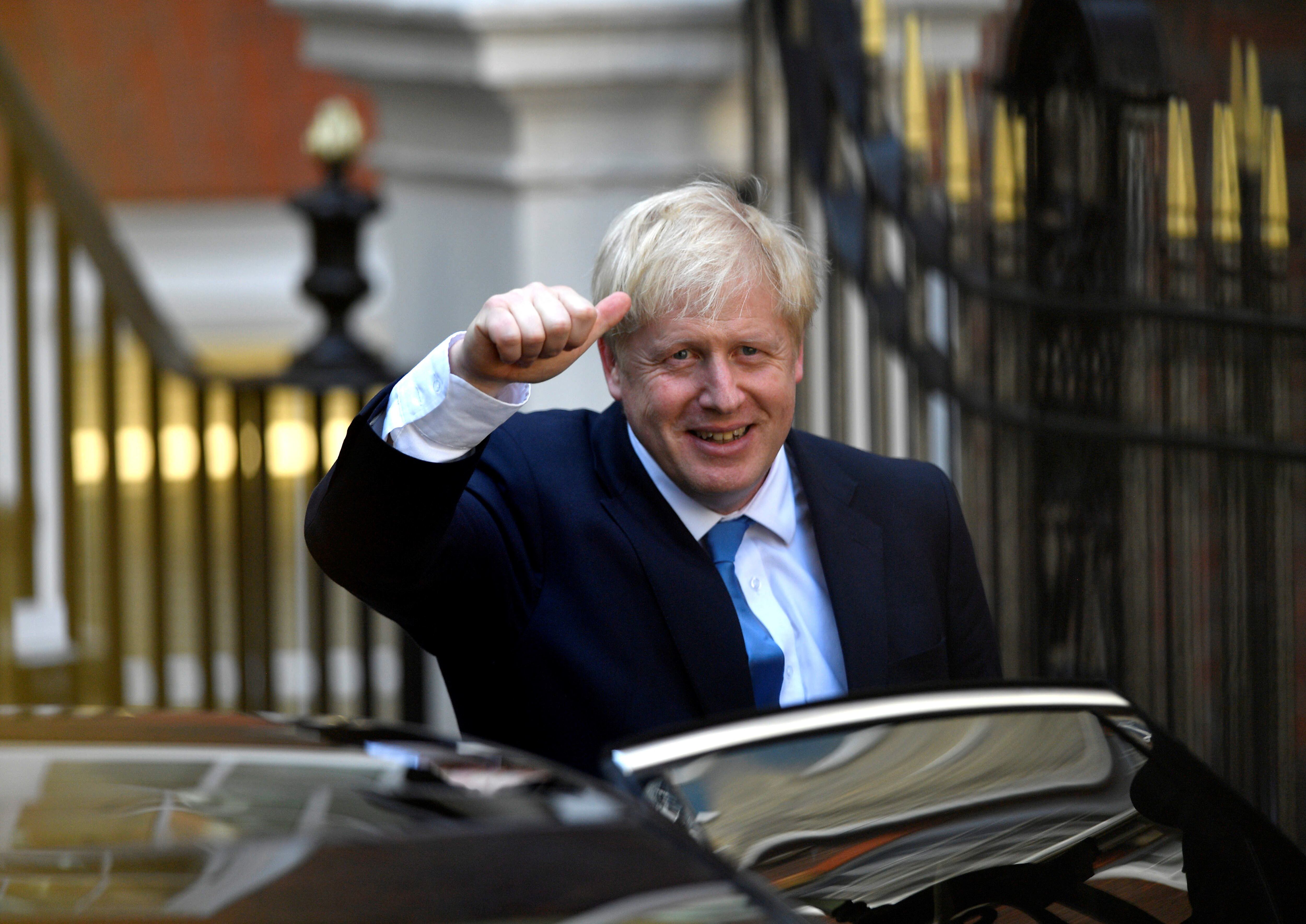 Foto de archivo del exprimer ministro británico, Boris Johnson. 