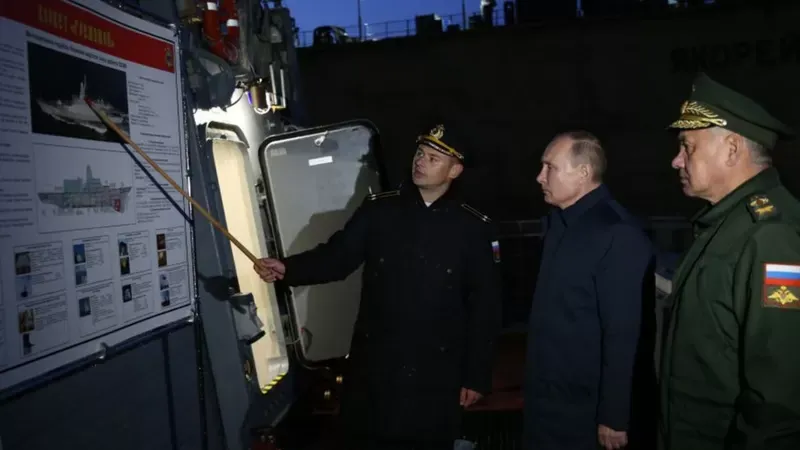 GETTY IMAGES Vladimir Putin en una visita a Kaliningrado en 2019.