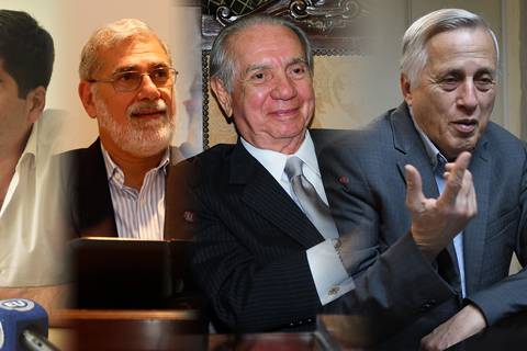 Cuatro exvicepresidentes de la República reflexionan sobre cómo se podría resolver la confrontación entre Daniel Noboa y Verónica Abad