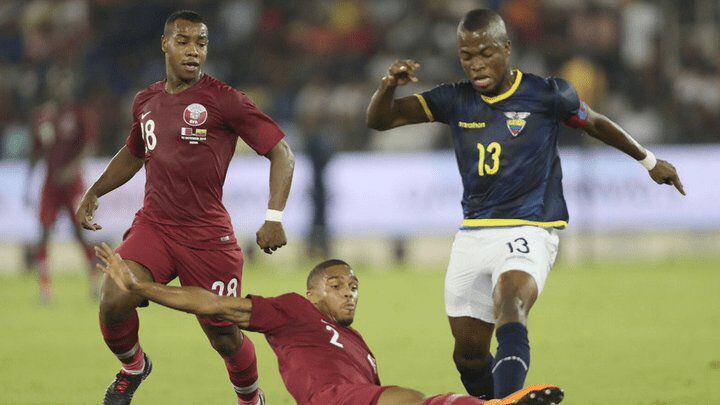 Ecuador fue derrotado 4-3 por Qatar, en Doha