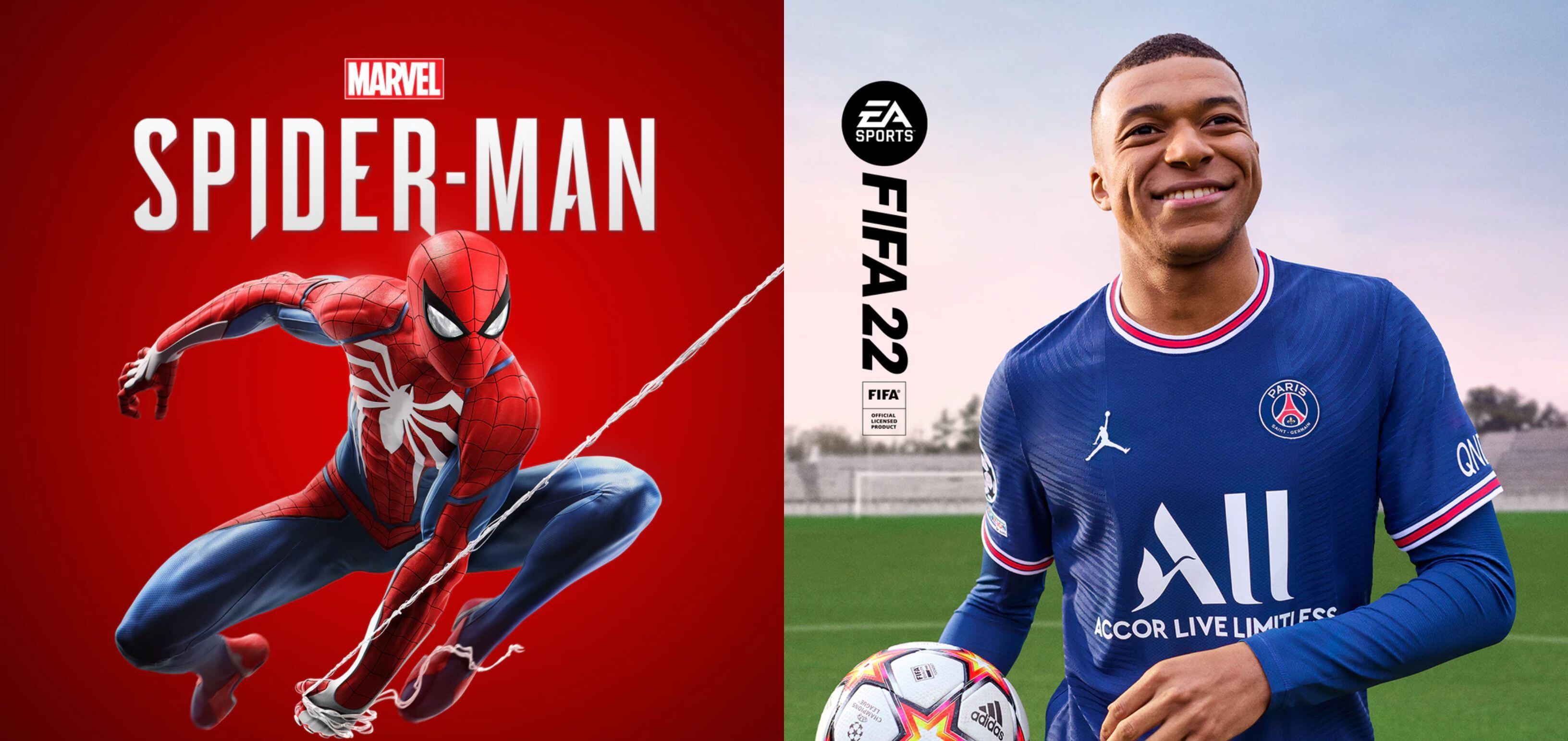 Juegos populares como Marvel's Spiderman y FIFA 22 están en descuento en las consolas de Sony.