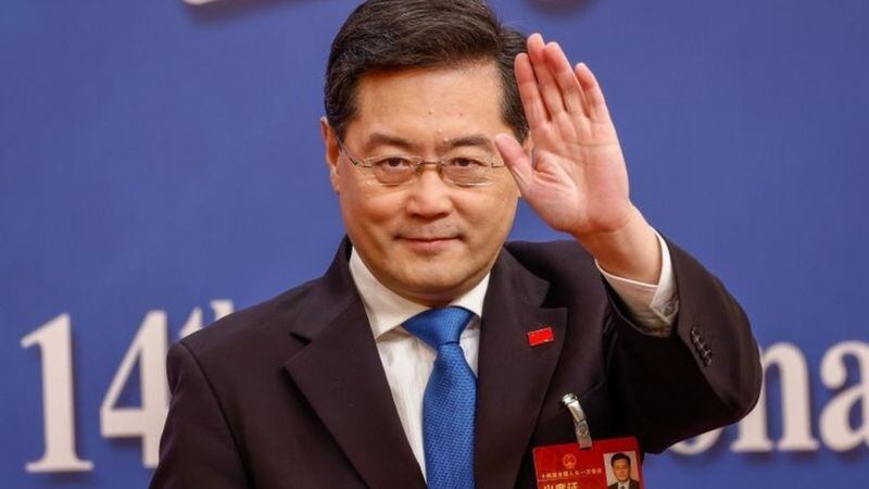 Qin, de 56 años, fue nombrado ministro de Relaciones Exteriores de China en diciembre de 2022. EPA