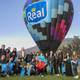 Experiencia en las alturas: Ganadores disfrutan de paseo en globo aerostático sobre la Mitad del Mundo