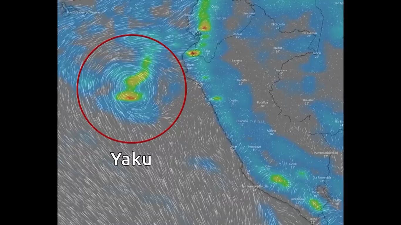 Ciclón Yaku dejará de tener incidencia directa en las costas del Ecuador, según Inamhi