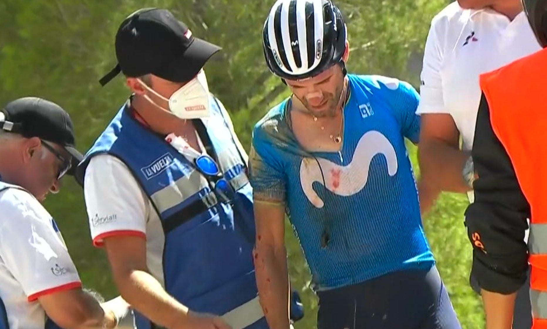 Alejandro Valverde, operado ‘sin complicaciones’ tras caída en La Vuelta