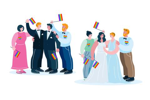 Cinco años del matrimonio civil igualitario en Ecuador: en 2024 se han celebrado 124 bodas