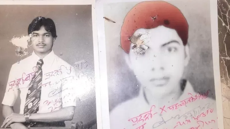 Las fotografías de Dayanand Gosain y del desaparecido Kanhaiya Singh revelan que no hay similitud entre ellos.