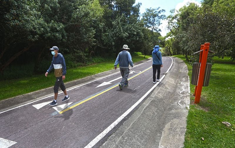 En los parques metropolitanos de la capital se permite el 30% del aforo