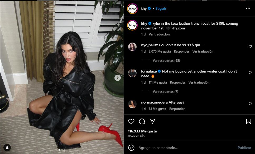 Kylie Jenner y su nueva línea de ropa, Khy