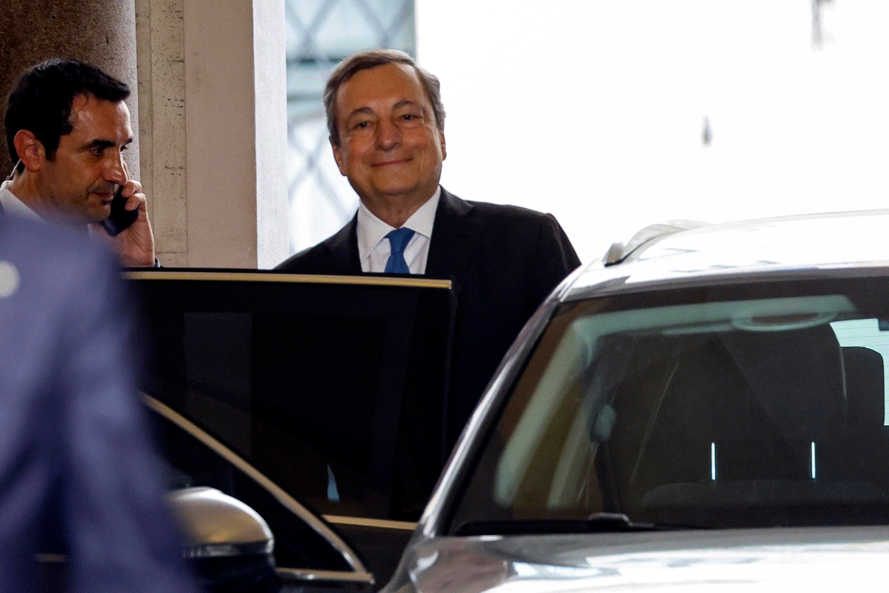Imagen del primer ministro de Italia, Mario Draghi. EFE/EPA/FABIO FRUSTACI 