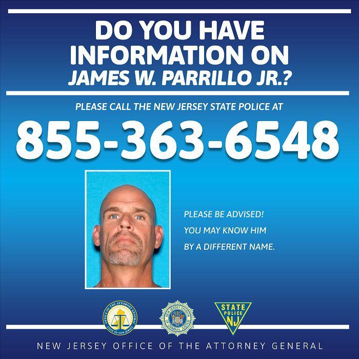 Fiscalía de Nueva Jersey pide a ciudadanos aporten información sobre James Parrillo. Foto: @NewJerseyOAG