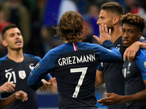 Cómoda victoria de Francia sobre Albania en duelo clasificatorio para la Euro-2020