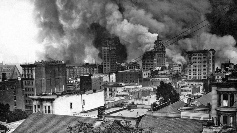 GETTY IMAGES Un terremoto de 7,8 grados destruyó gran parte de San Francisco en 1906.