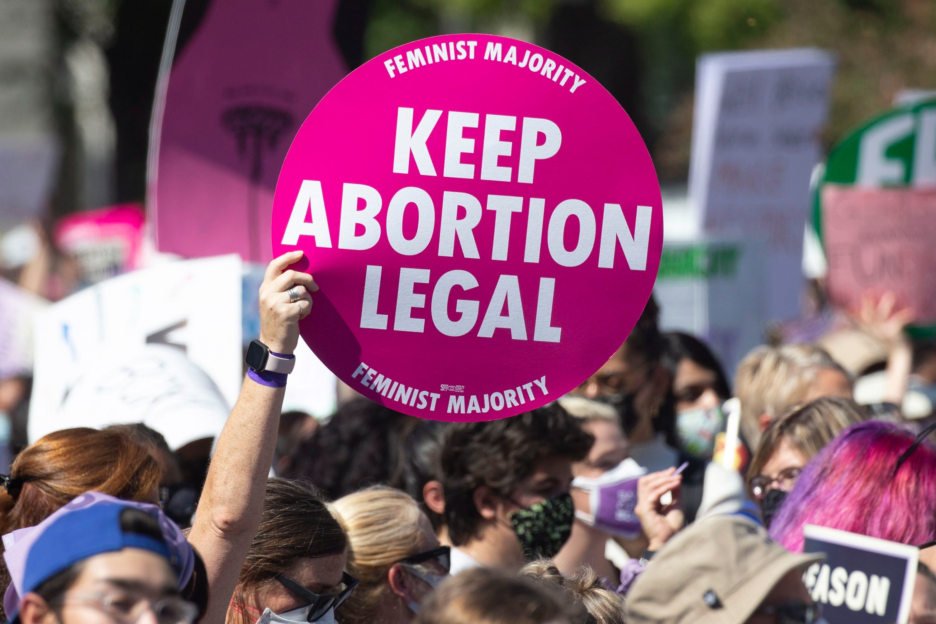 Vista de una manifestación en favor de aborto en EE.UU., en una fotografía de archivo. EFE/Michael Reynolds 