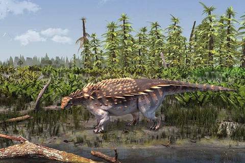 Vectipelta barretti, la nueva especie de dinosaurio acorazado descubierto en Inglaterra