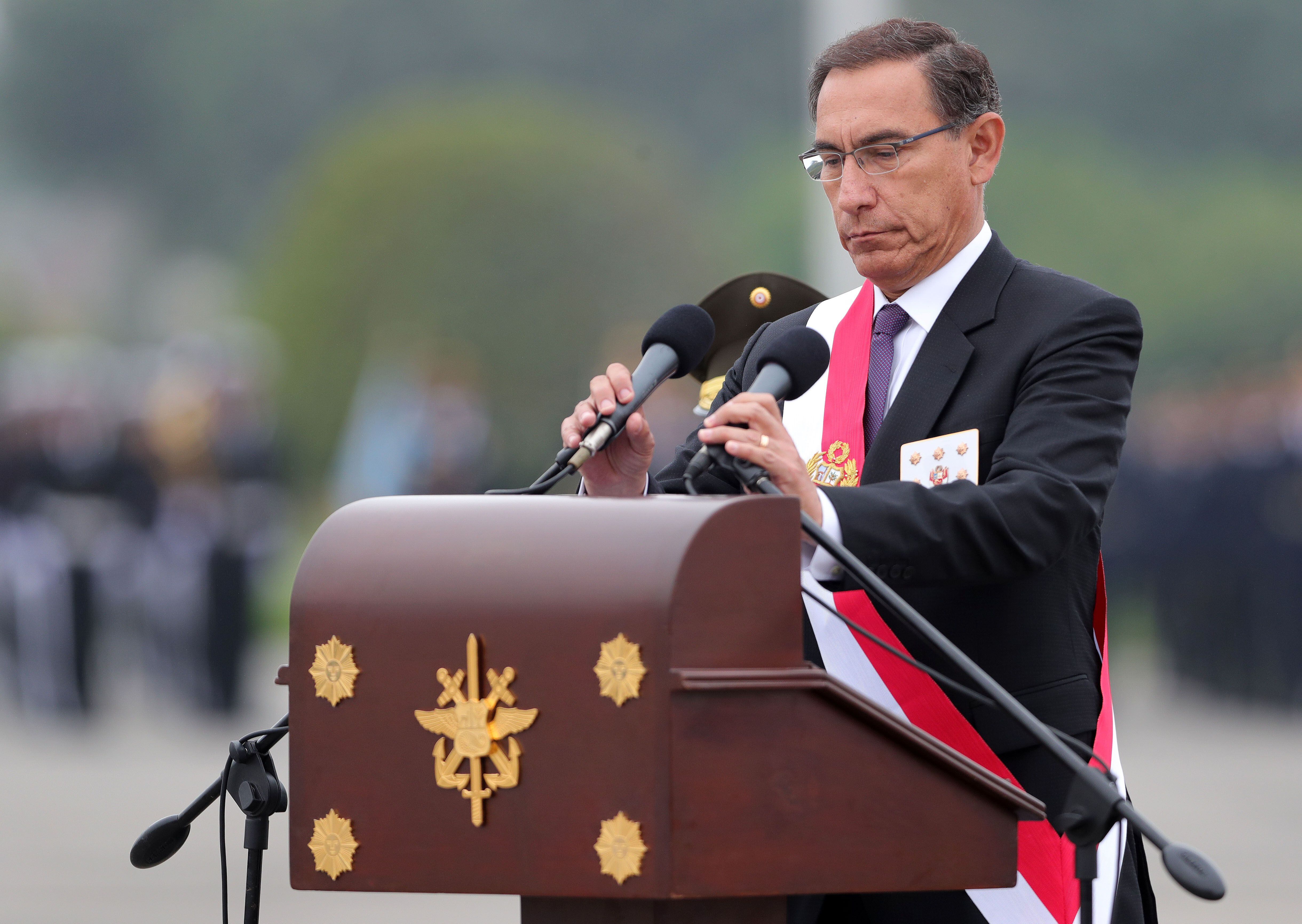 Foto de archivo del expresidente de Perú, Martín Vizcarra. EFE/Ernesto Arias 