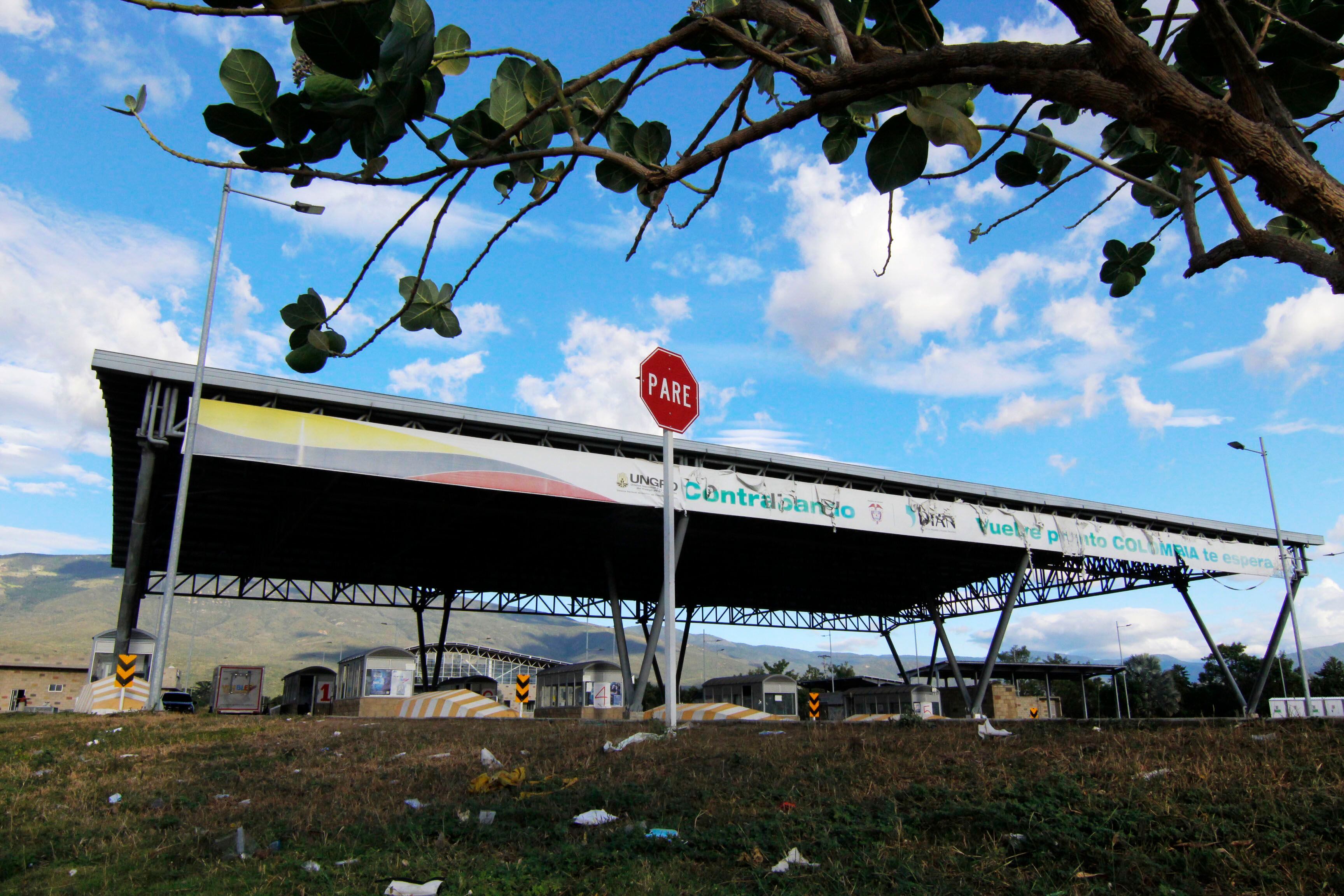 Fotografía del 19 de julio de 2022 que muestra el Puente Internacional Tienditas que conecta el estado Táchira (Venezuela) con el departamento de Norte de Santander (Colombia). EFE/ Mario Caicedo 