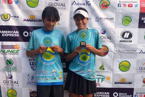 Nicolás Sánchez, Ana Belén Zurita y Washington Suárez, los ganadores del VI Torneo Ecuajunior