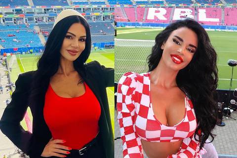 Se disputan el ‘reinado de belleza’ de la Eurocopa 2024: la albana Erjona Sulejmani y la croata Ivana Knoll muestran su sensualidad 