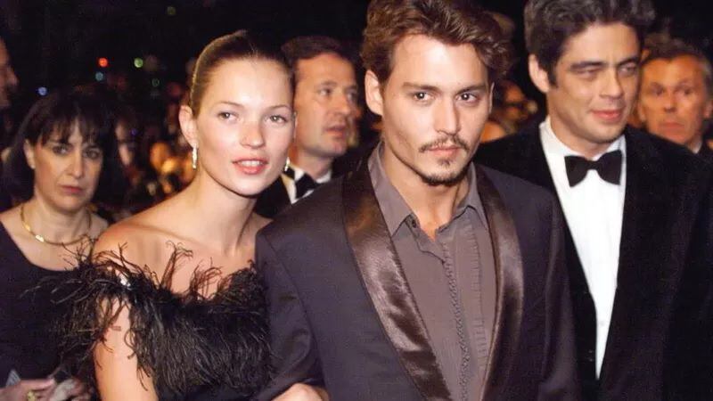 Kate Moss y Johnny Depp tuvieron una relación sentimental. GETTY IMAGES