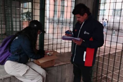Rescatan a cachorros que se pretendían vender en el Centro Histórico de Quito