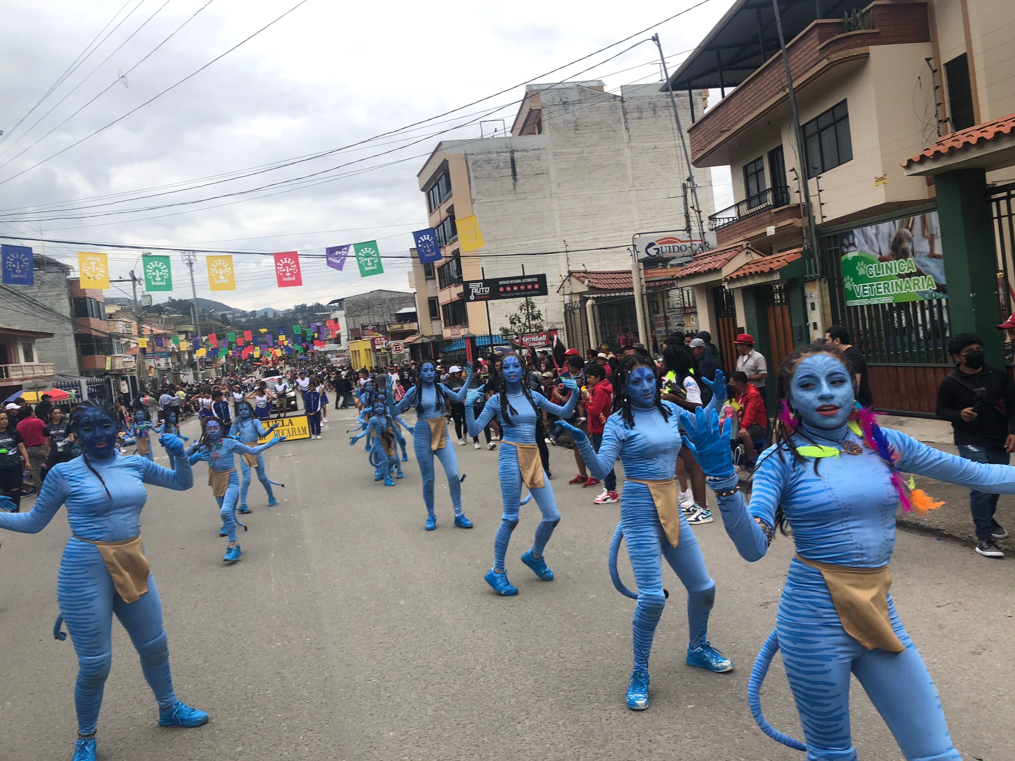Gualaceo vivió su carnaval con estilo Avatar 