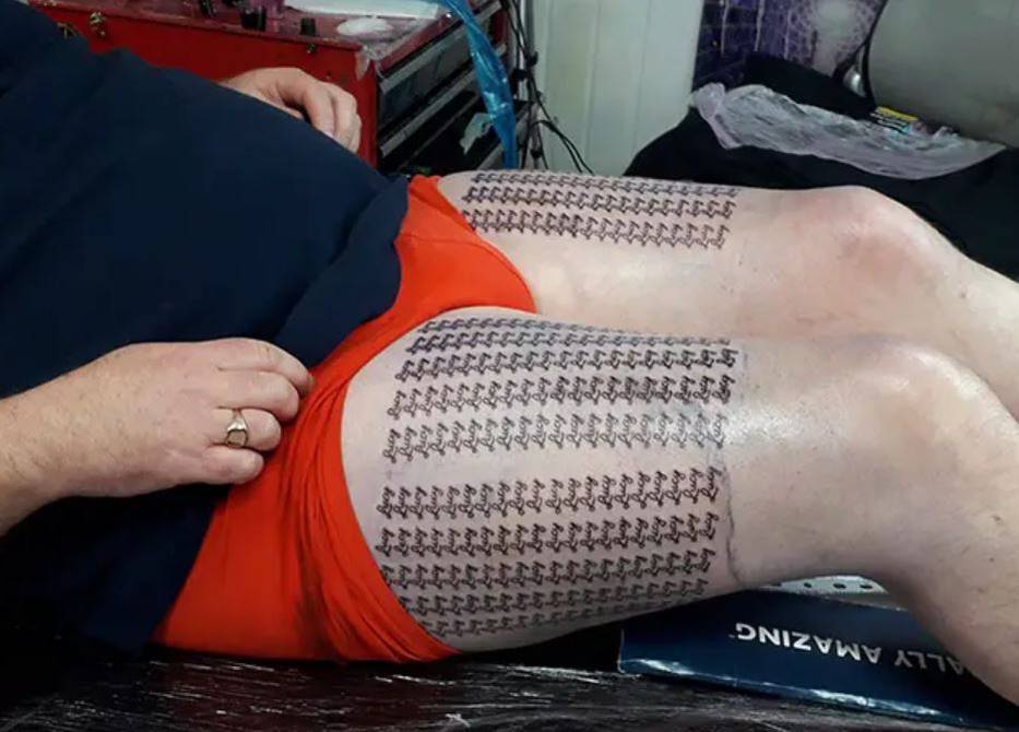 Una joven tatuadora quiere superar el récord Guinness de las