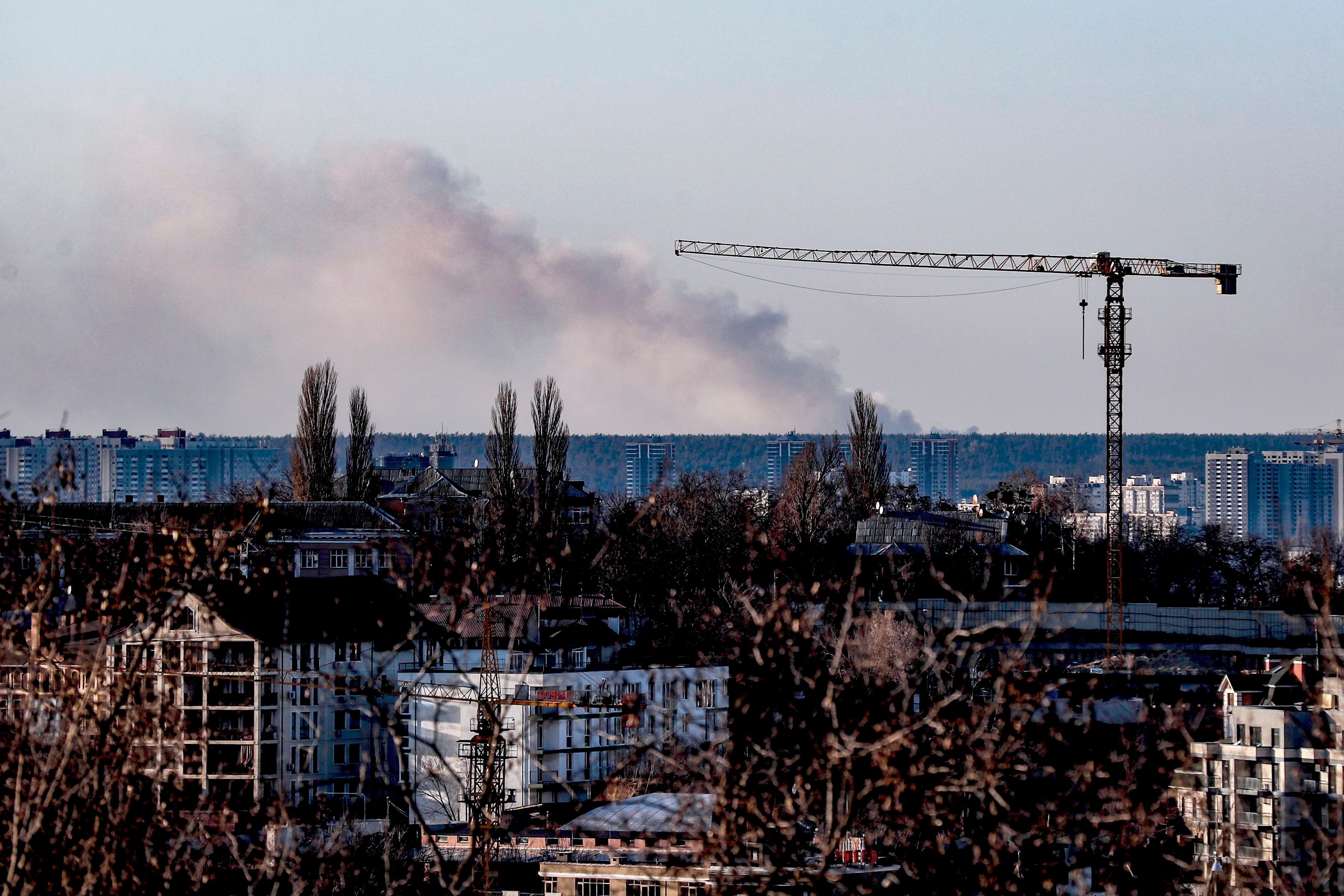 Rusia dice que destruyó depósito de misiles subterráneo en oeste de Ucrania. EFE/EPA/ATEF SAFADI 