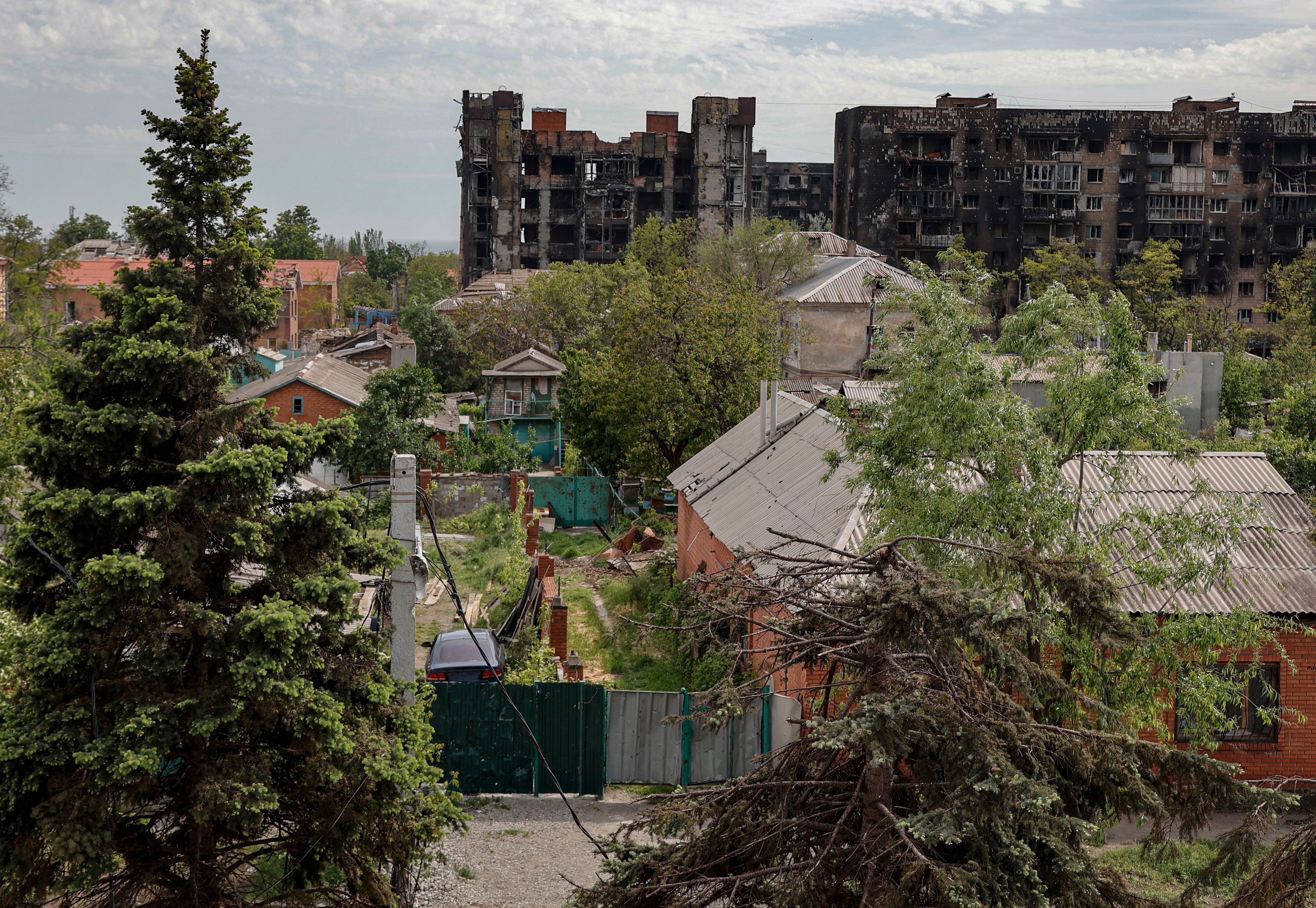 La ciudad de Mariupol está convertida en ruinas. EFE/EPA/ALESSANDRO GUERRA 