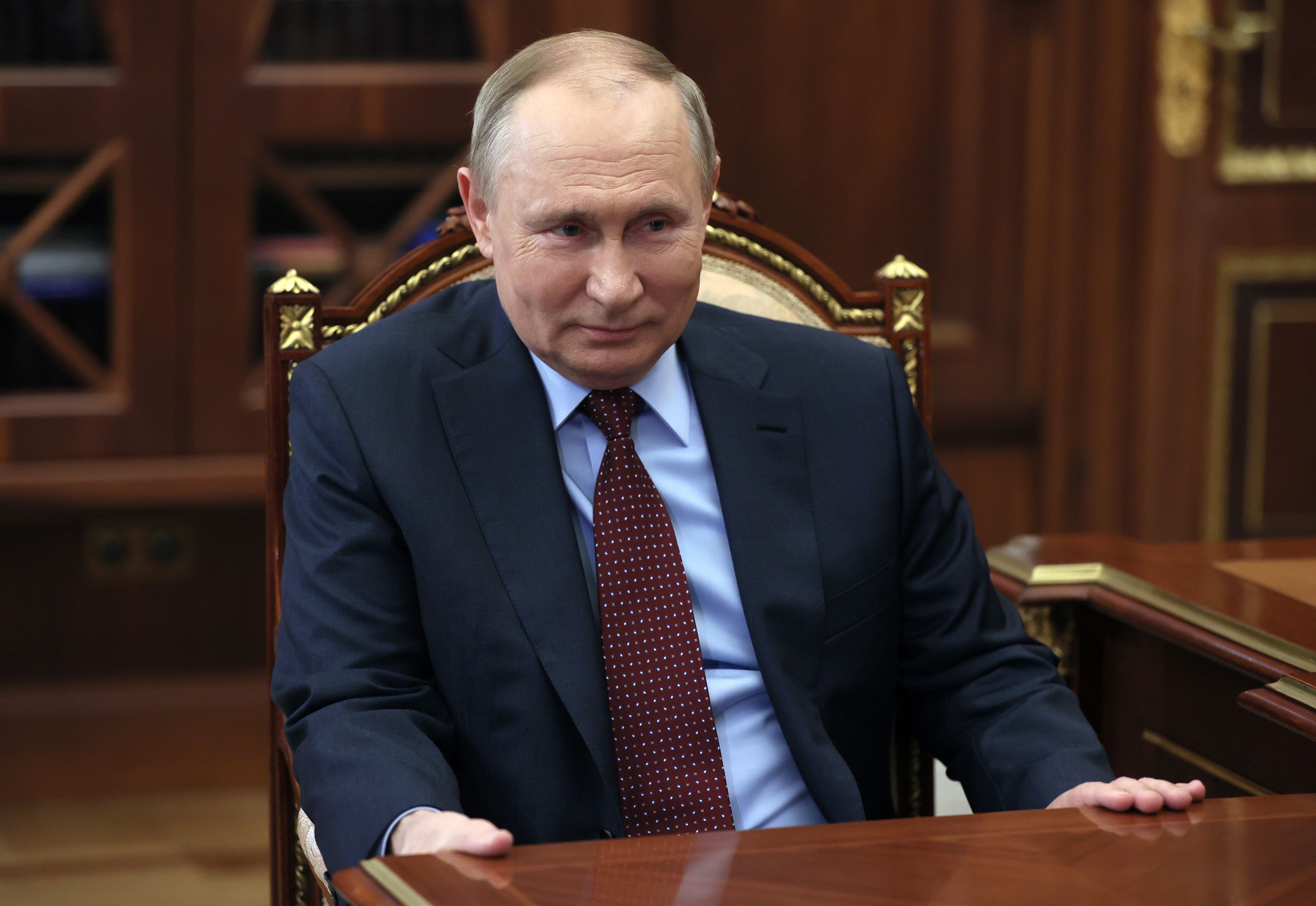 Vladimir Putin, presidente ruso. 