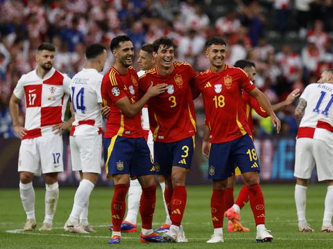 España golea y se pasea ante Croacia en el grupo B de la Euro 2024