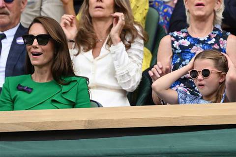 ¿Charlotte le iba a Carlos Alcaraz? La hija de Kate Middleton se roba el show en su primera aparición en Wimbledon a sus 8 años al ser una fan eufórica desde el palco real