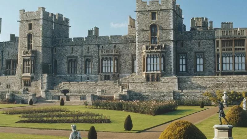 La casa real y el apellido Windsor fueron escogidos por el castillo que ha servido de residencia de los monarcas británicos desde hace más 1.000 años. GETTY IMAGES