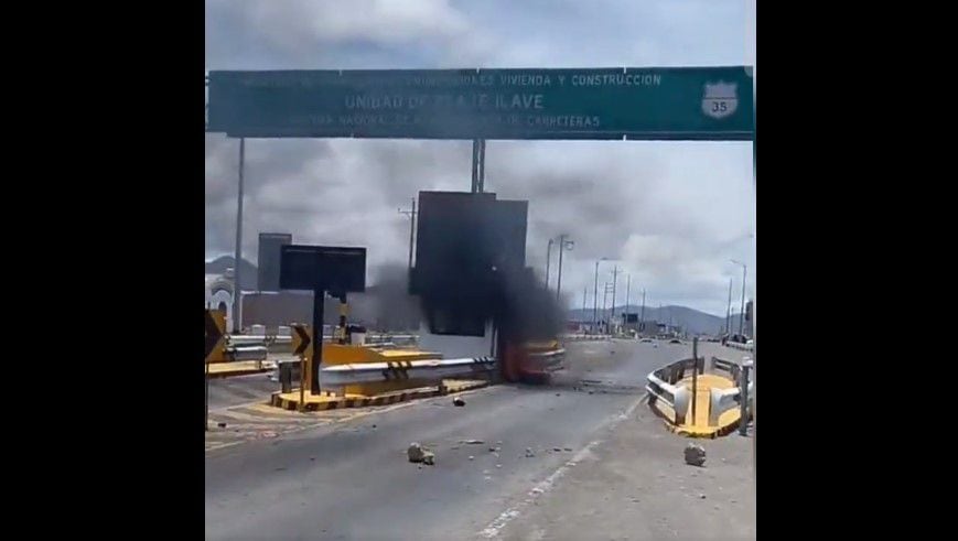 En Perú se reactivaron las protestas con bloqueos de carreteras