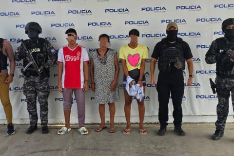 Capturan a presuntos integrantes de Los Choneros en Machala, por extorsión a empresario chino 