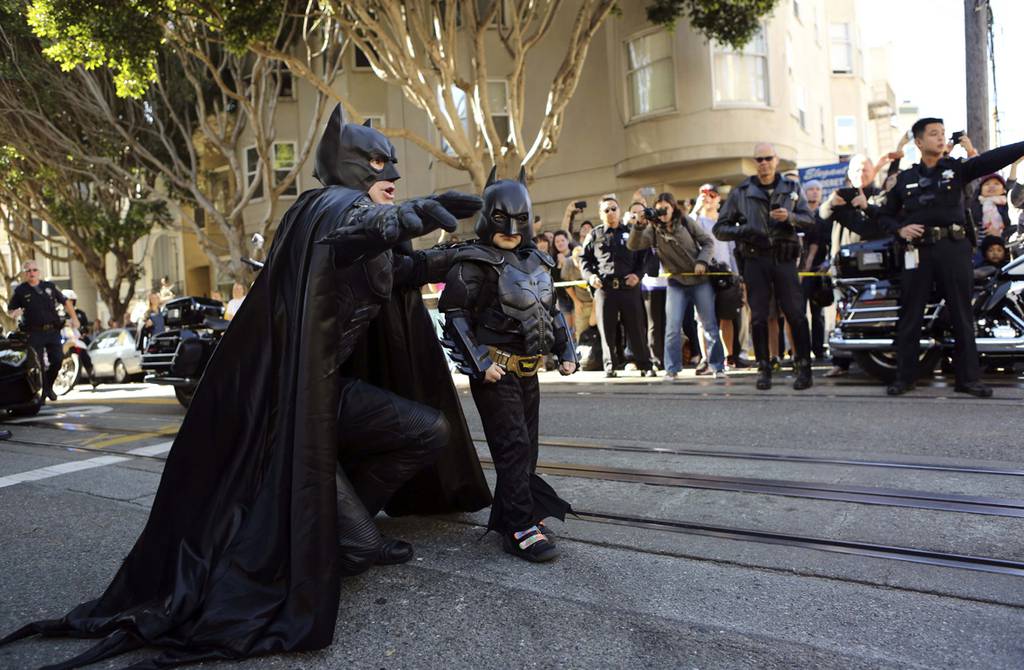 San Francisco se convirtió en Ciudad Gótica para un Batman de 5 años |  Gente | Entretenimiento | El Universo