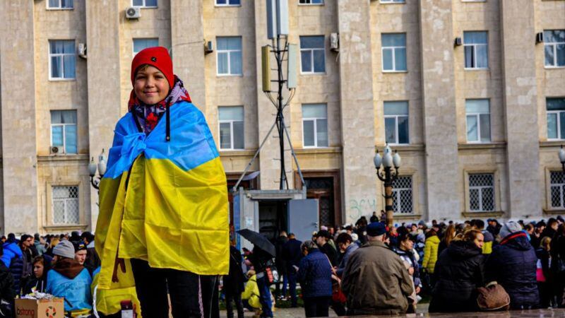La recuperación de Jersón supuso un golpe de efecto en el ánimo de los ucranianos. GETTY IMAGES