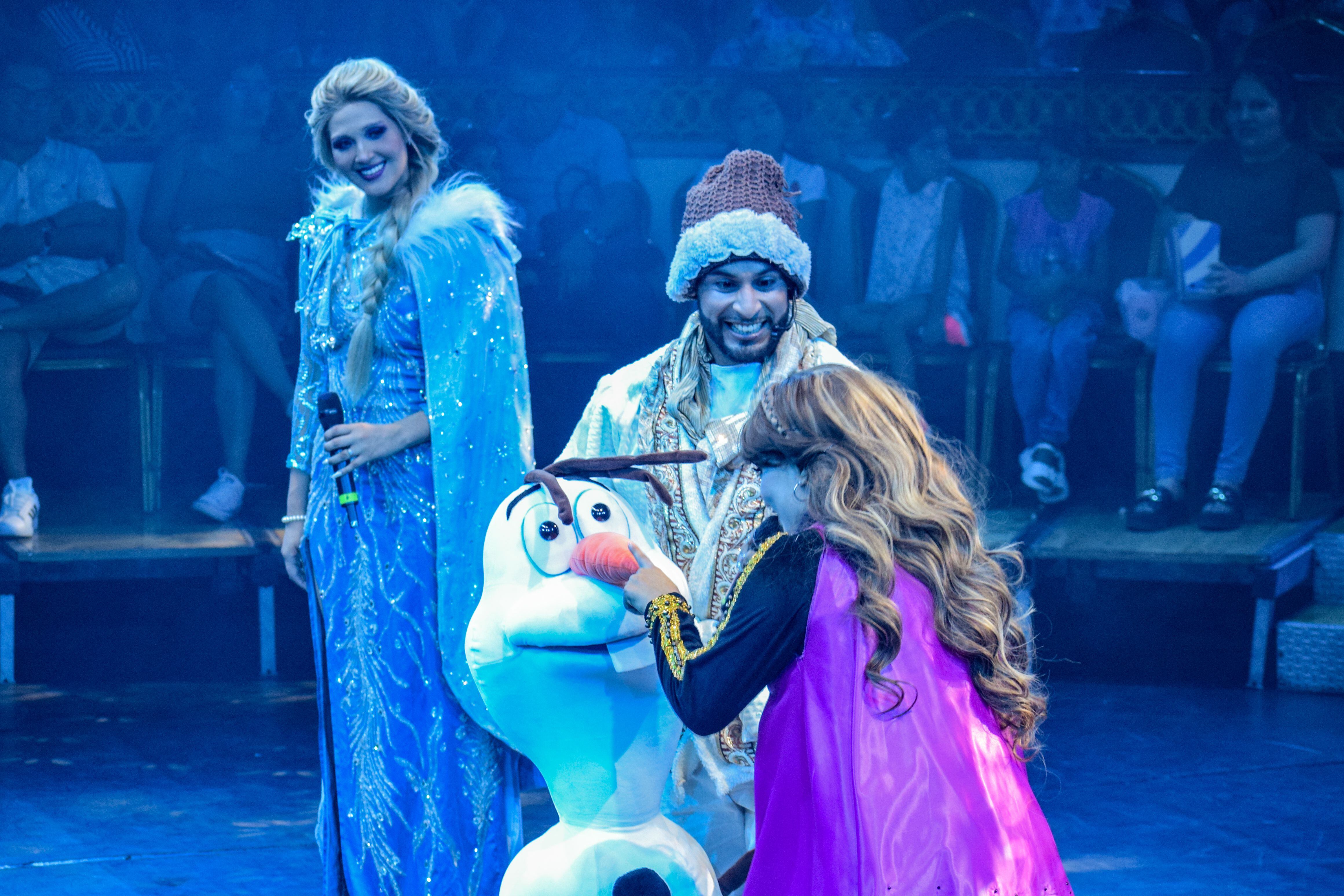 Olaf es uno de los personajes de la 'Gran gala del reino encantado', espectáculo del domingo 12 de marzo, en el Teatro Centro de Arte. 