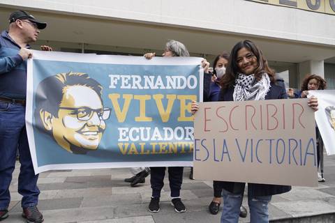 Familiares y cercanos al asesinado candidato presidencial Fernando Villavicencio continuarán con plantones para exigir justicia, celeridad y no impunidad en este crimen