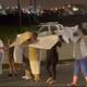 Ciudadanos protestan en La Aurora por muerte de joven que fue atropellada