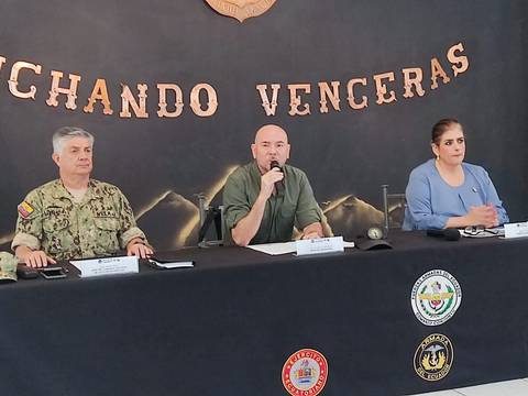 Ministro Gian Carlo Loffredo anuncia la intervención del cantón Durán