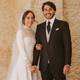 Así fue la boda de la hija de los reyes Abdalah y Rania de Jordania: Iman lució un vestido clásico y un velo bordado en una fiesta de 150 invitados y un pastel de 6 pisos